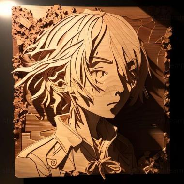 3D модель Шиіна Нацукава з Bungo Stray Dogs (STL)